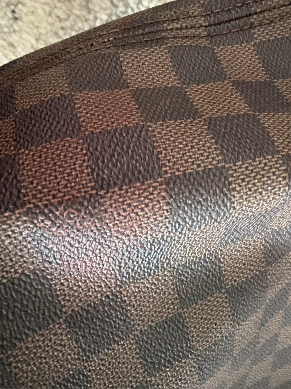 Louis Vuitton MM Damier Ebene Neverfull Tote - Picture 12 of 13